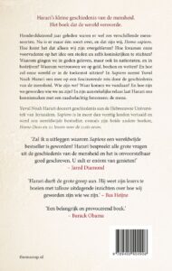 backcover boek sapiens
